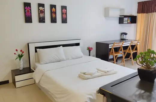 ห้องพัก Standard ของ The Impress Residence อพาร์ตเมนต์ให้เช่ารายเดือน บางนา-ตราด กม.17